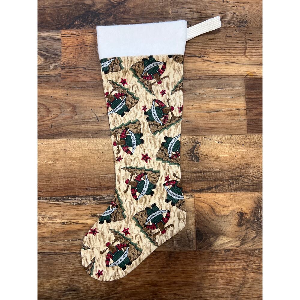 Moose Handmade Christmas Stocking for You or Pet
